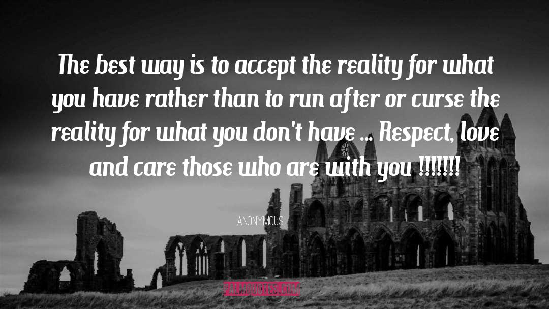 Reality Expectation quotes by Anonymous