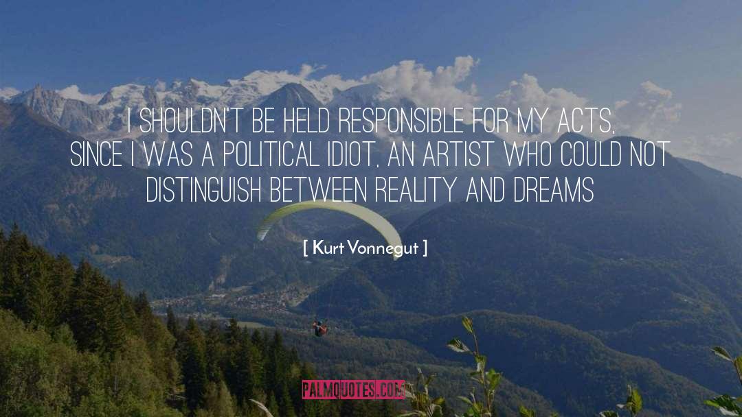 Reality quotes by Kurt Vonnegut