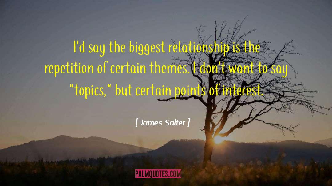 Reality Relationship quotes by James Salter