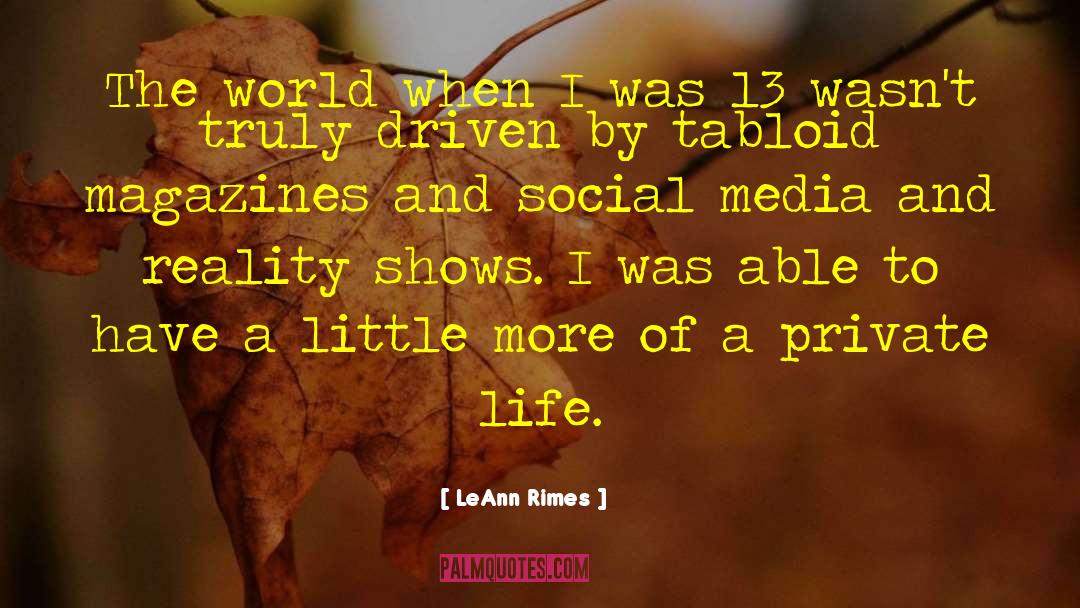 Reality Shows quotes by LeAnn Rimes