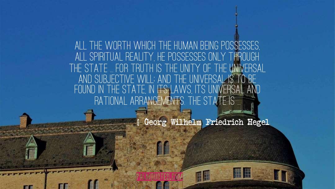 Reality Story quotes by Georg Wilhelm Friedrich Hegel