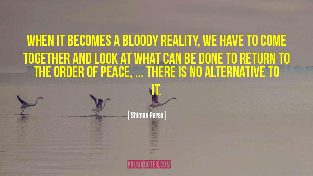 Reality Tunnels quotes by Shimon Peres
