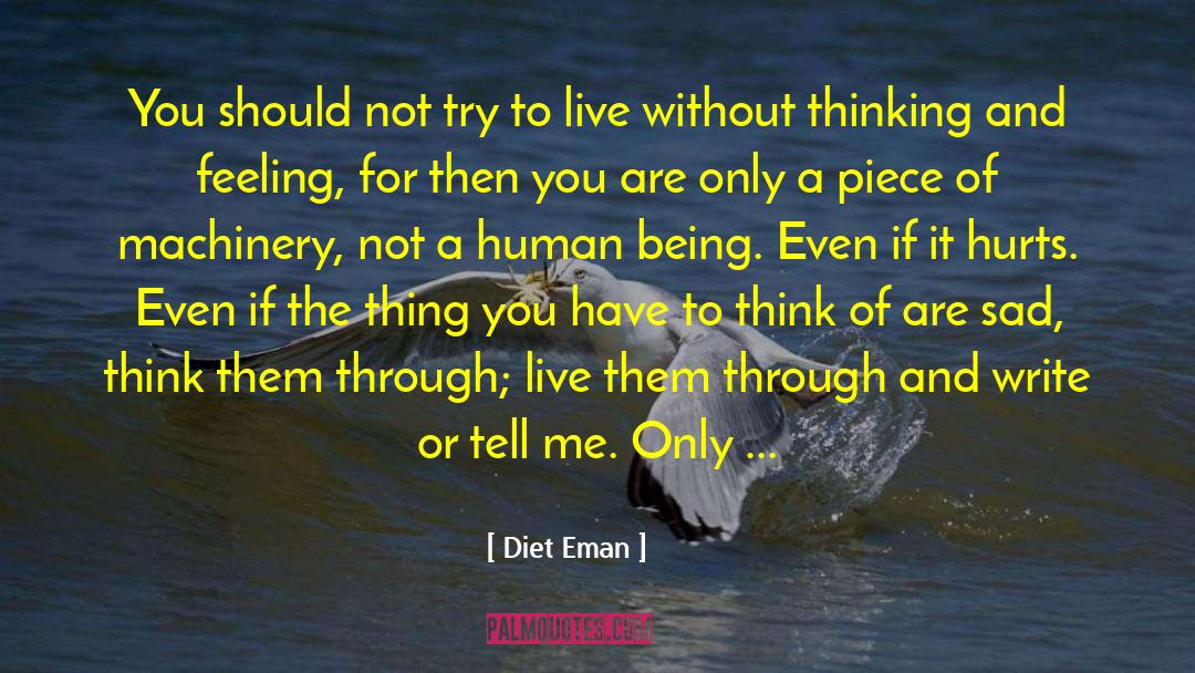 Reality Versus Fiction quotes by Diet Eman