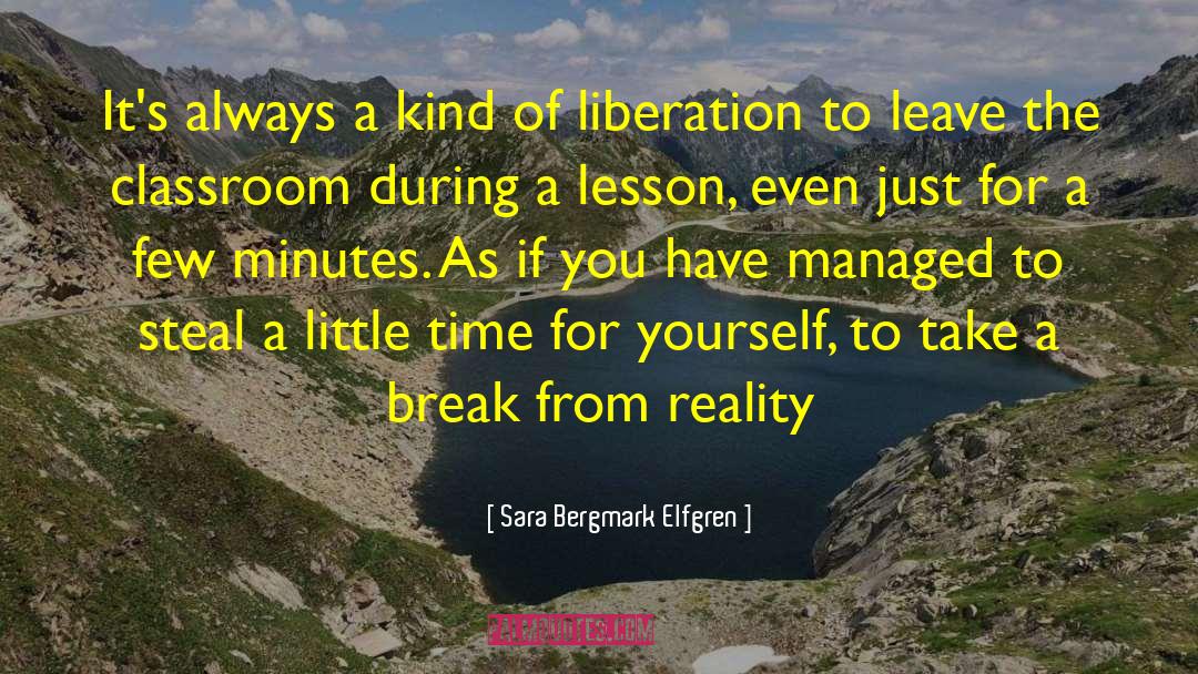 Reality Versus Fiction quotes by Sara Bergmark Elfgren