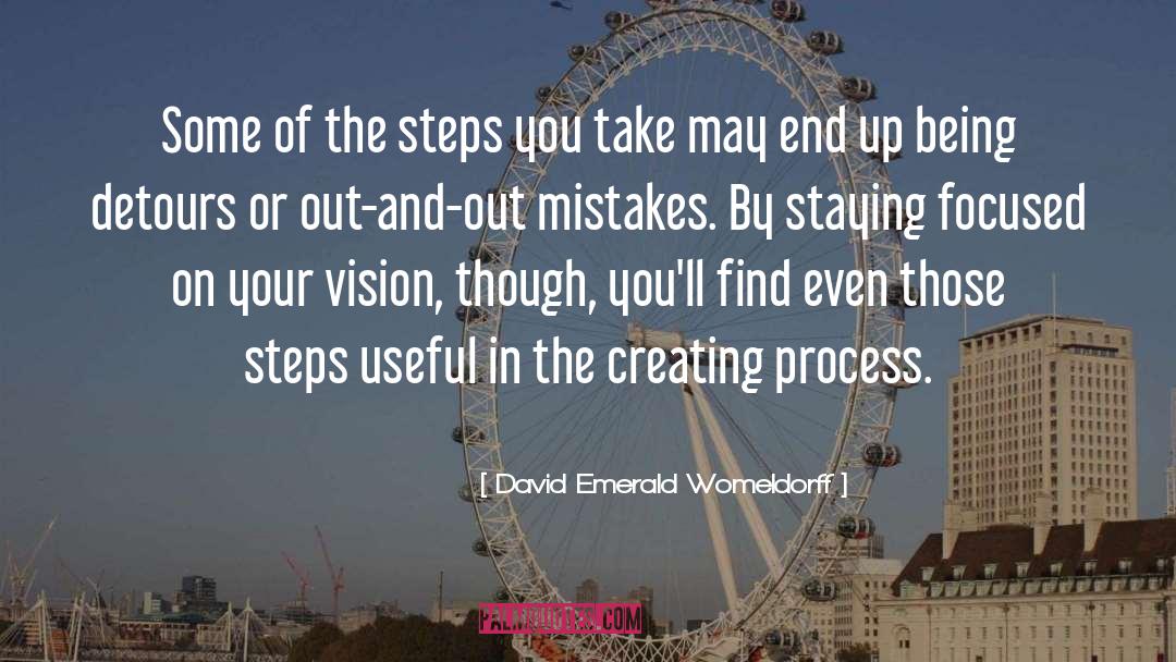 Realization Of Mistake quotes by David Emerald Womeldorff