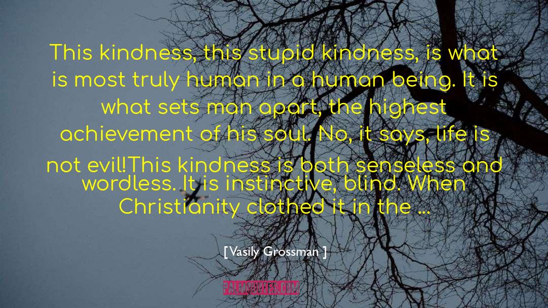 Realize How Powerful Kindness Is quotes by Vasily Grossman