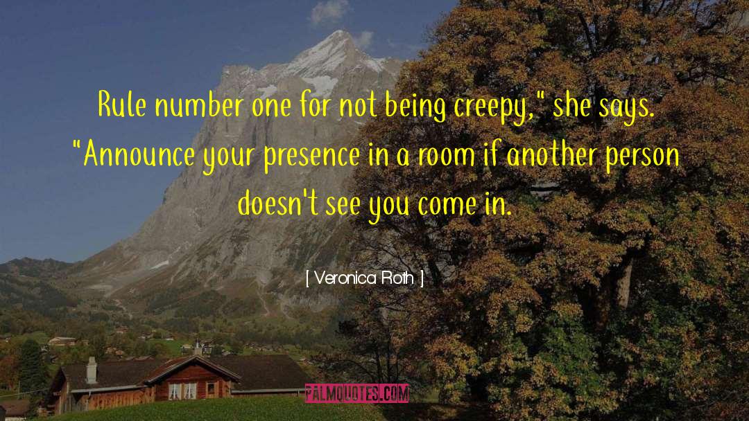 Really Creepy quotes by Veronica Roth