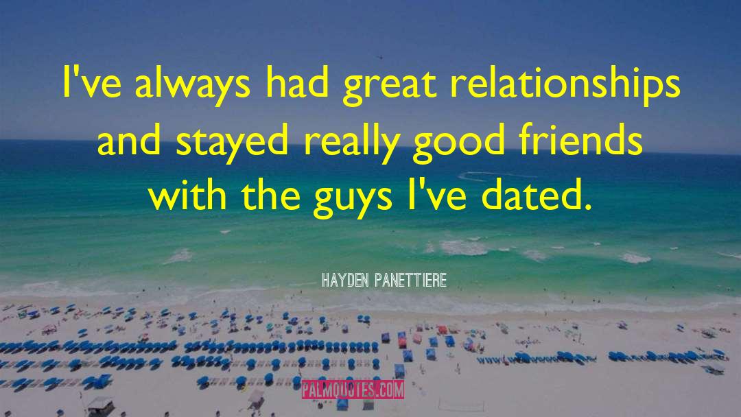 Really Good Friends quotes by Hayden Panettiere