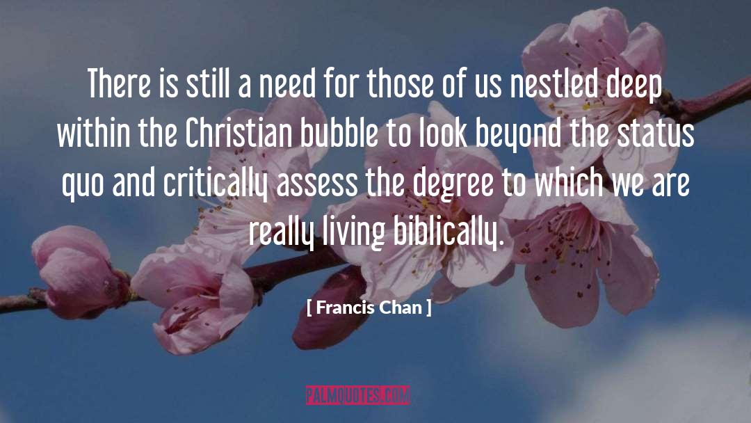 Really Living quotes by Francis Chan