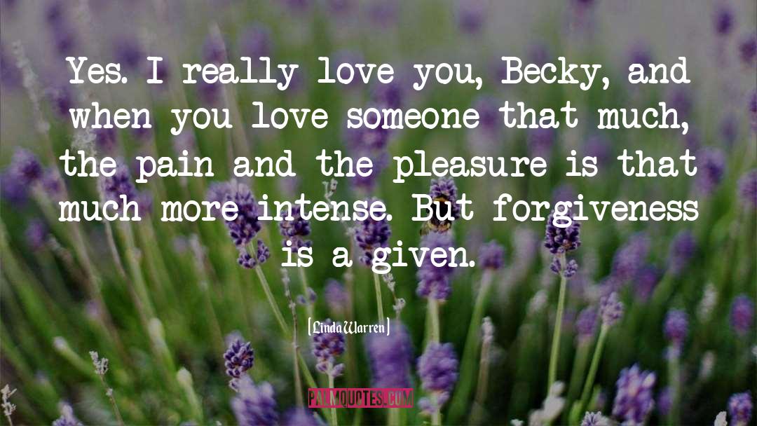 Really Love You quotes by Linda Warren