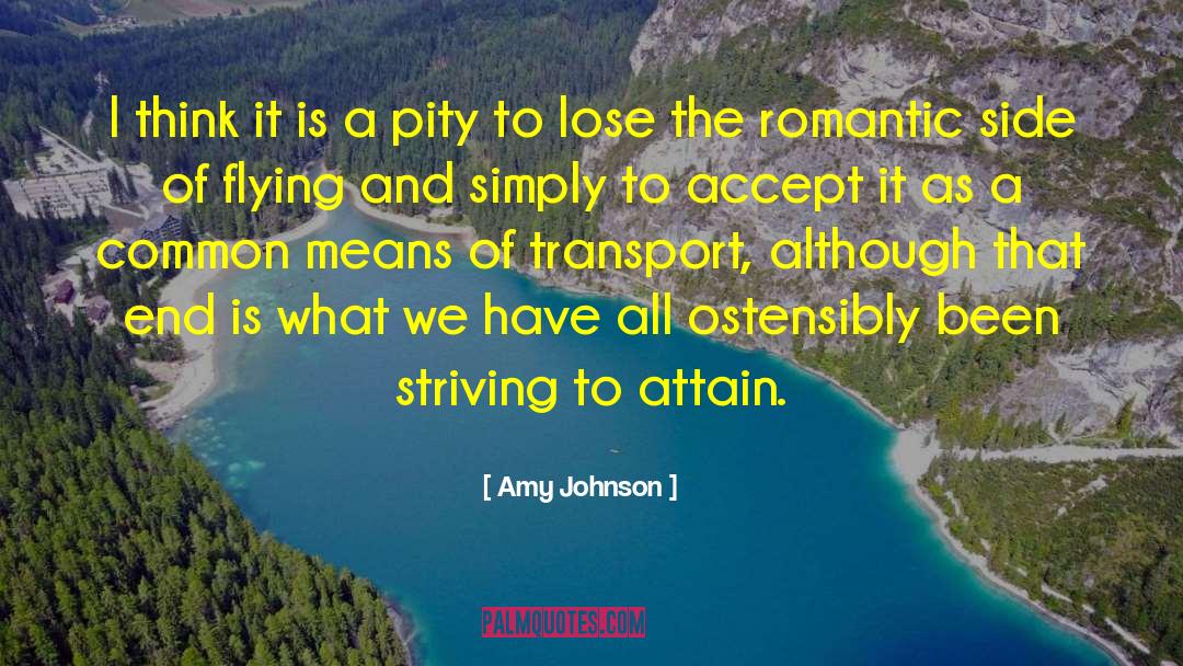 Really Romantic quotes by Amy Johnson