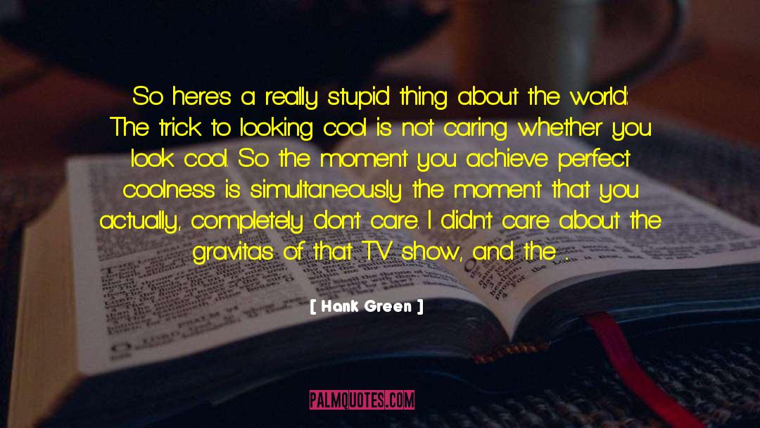 Really Stupid quotes by Hank Green