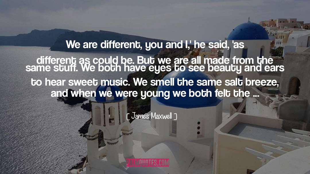 Really Sweet quotes by James Maxwell