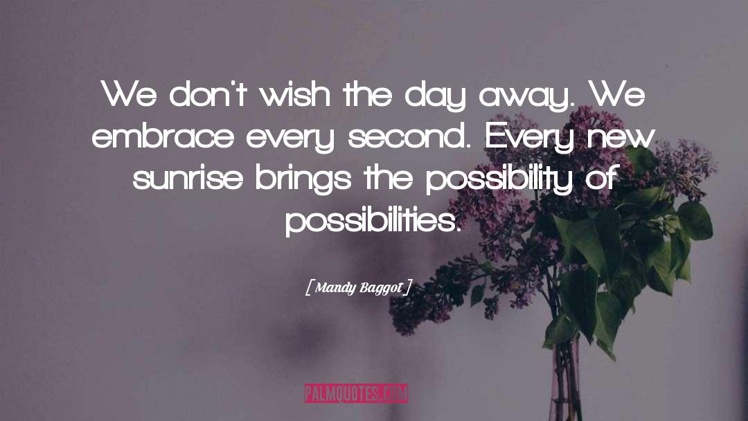Realms Of Possibilities quotes by Mandy Baggot