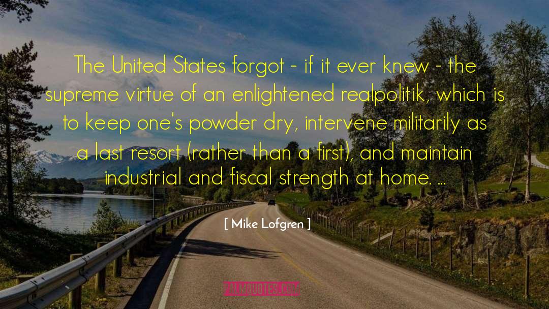 Realpolitik quotes by Mike Lofgren