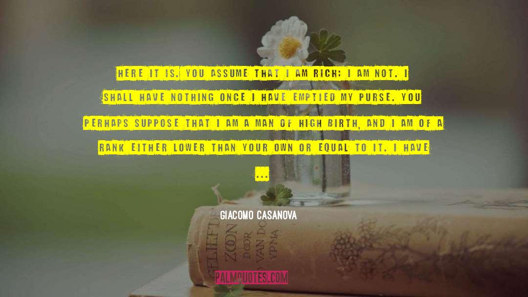 Realties Emptied quotes by Giacomo Casanova