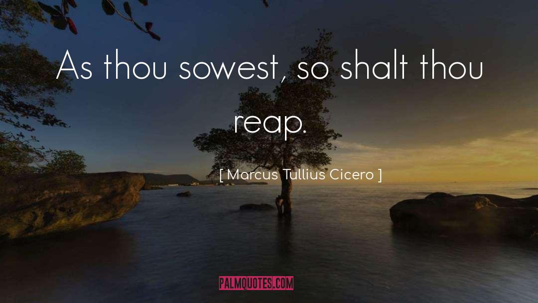 Reap quotes by Marcus Tullius Cicero