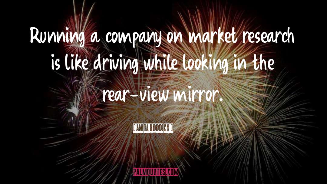 Rear View Mirror quotes by Anita Roddick