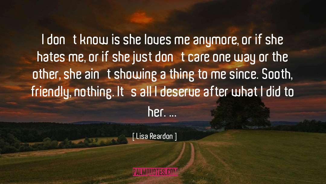 Reardon quotes by Lisa Reardon