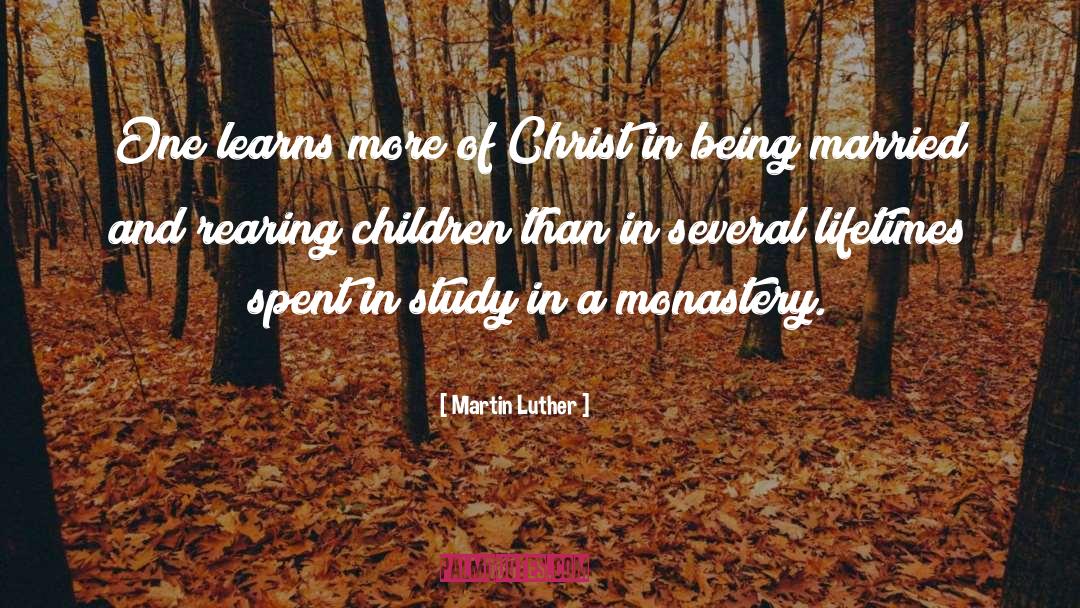 Rearing A Child quotes by Martin Luther