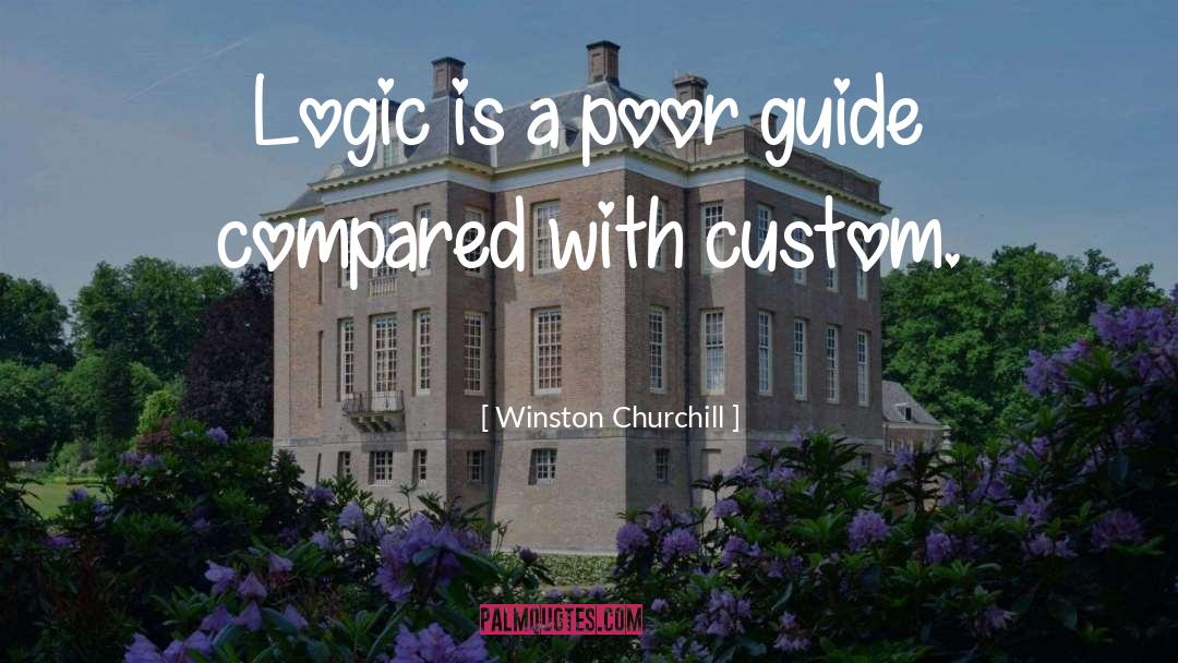 Reason And Logic quotes by Winston Churchill