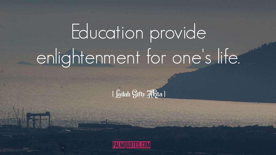 Reason Education quotes by Lailah Gifty Akita