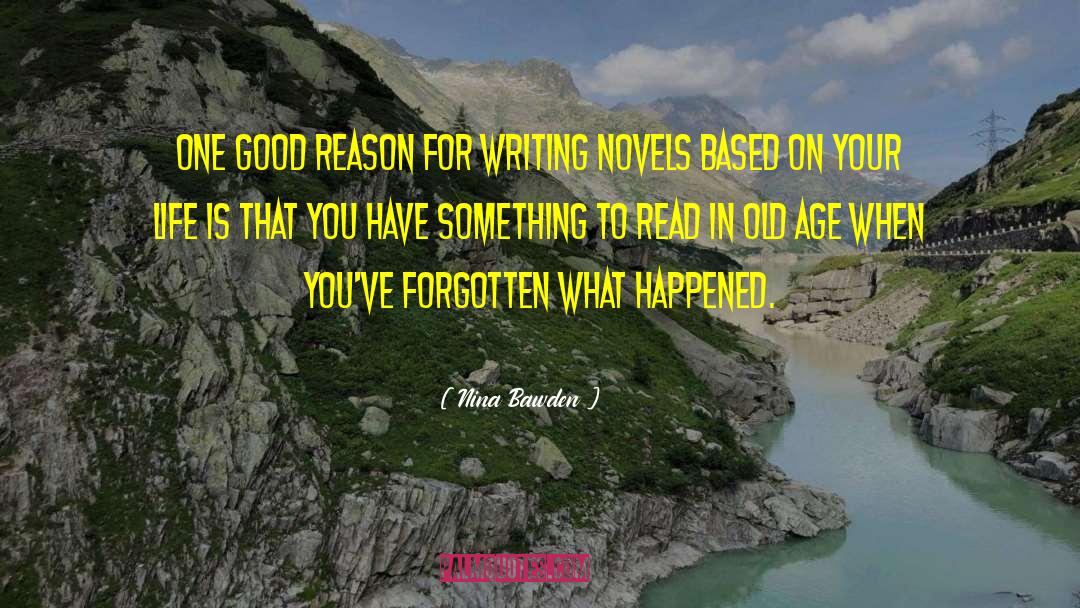 Reason For Writing quotes by Nina Bawden