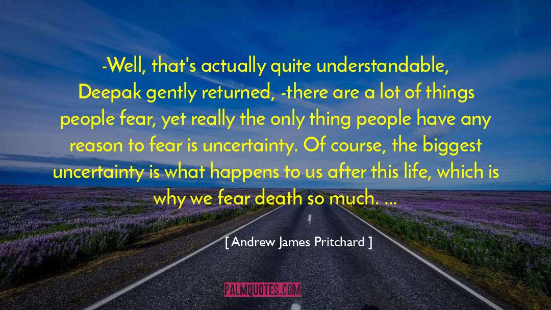 Reason To Stay quotes by Andrew James Pritchard