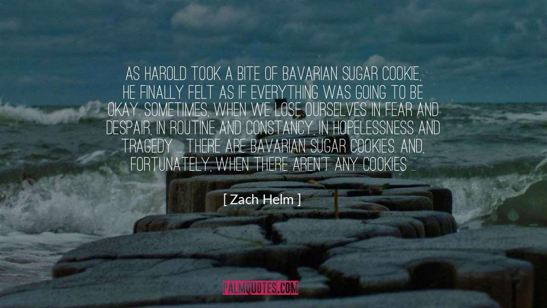 Reassurance quotes by Zach Helm