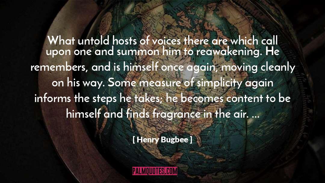 Reawakening quotes by Henry Bugbee