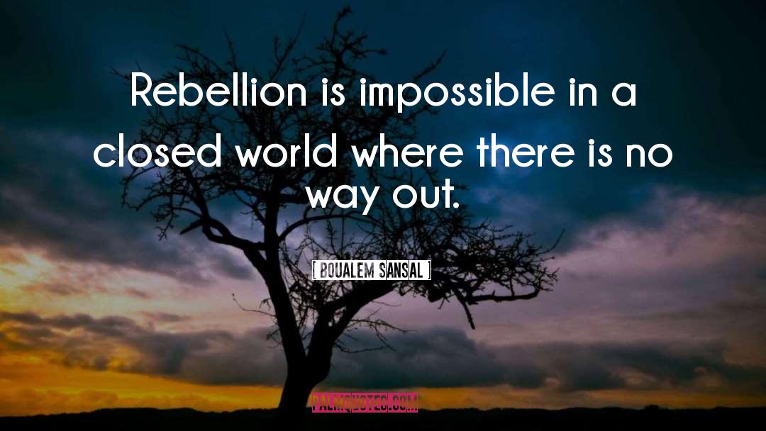 Rebellion quotes by Boualem Sansal