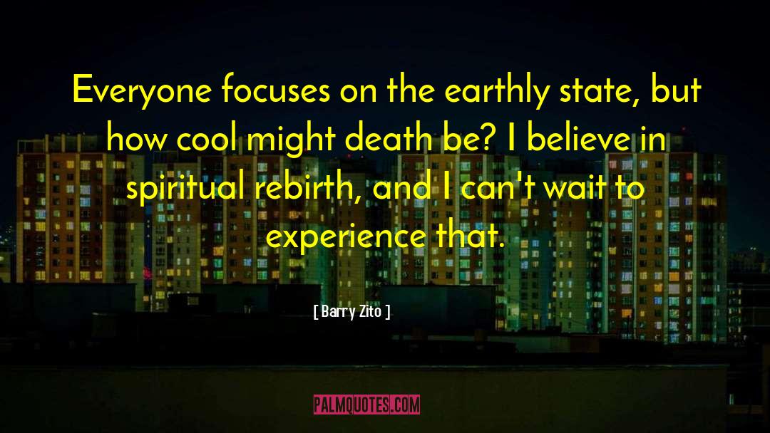 Rebirth quotes by Barry Zito