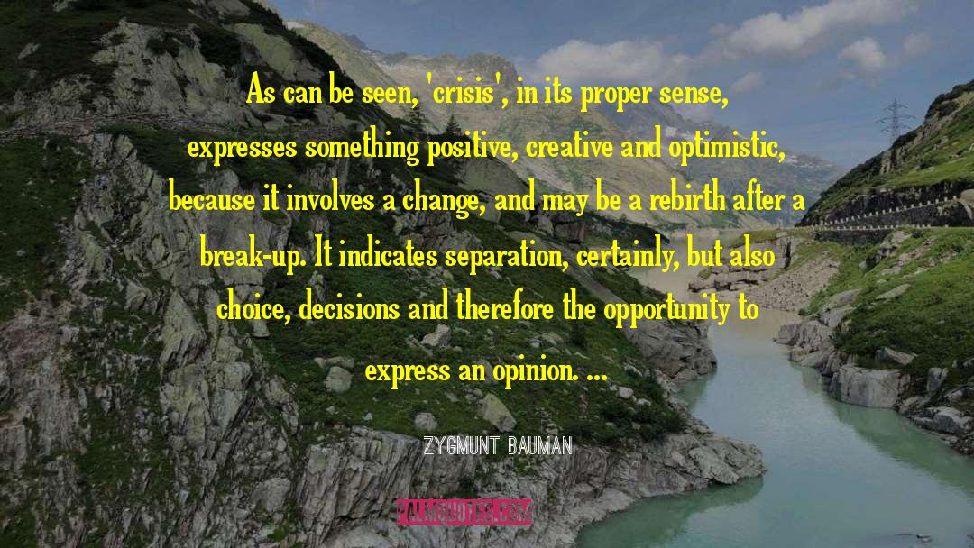 Rebirth quotes by Zygmunt Bauman