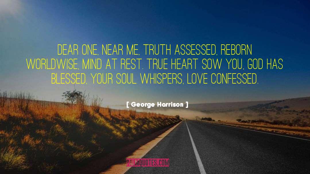 Reborn quotes by George Harrison