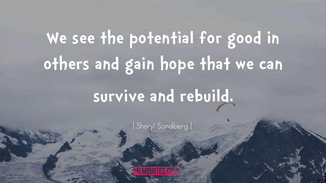 Rebuild quotes by Sheryl Sandberg