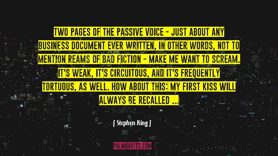 Recalled quotes by Stephen King