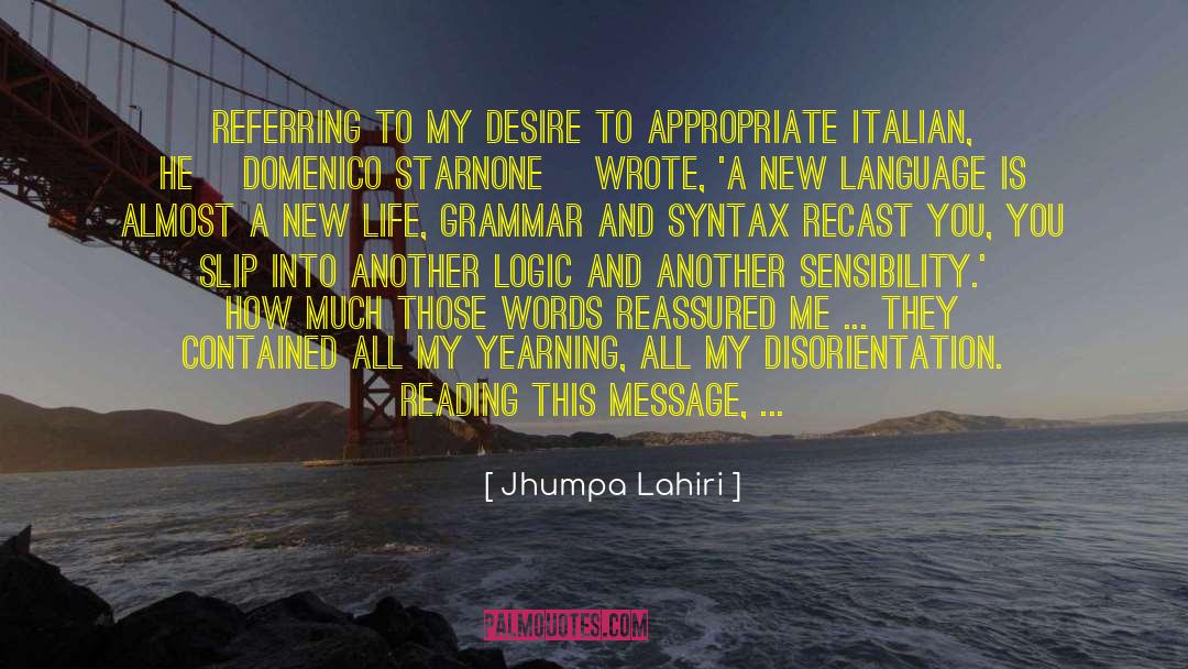 Recast quotes by Jhumpa Lahiri