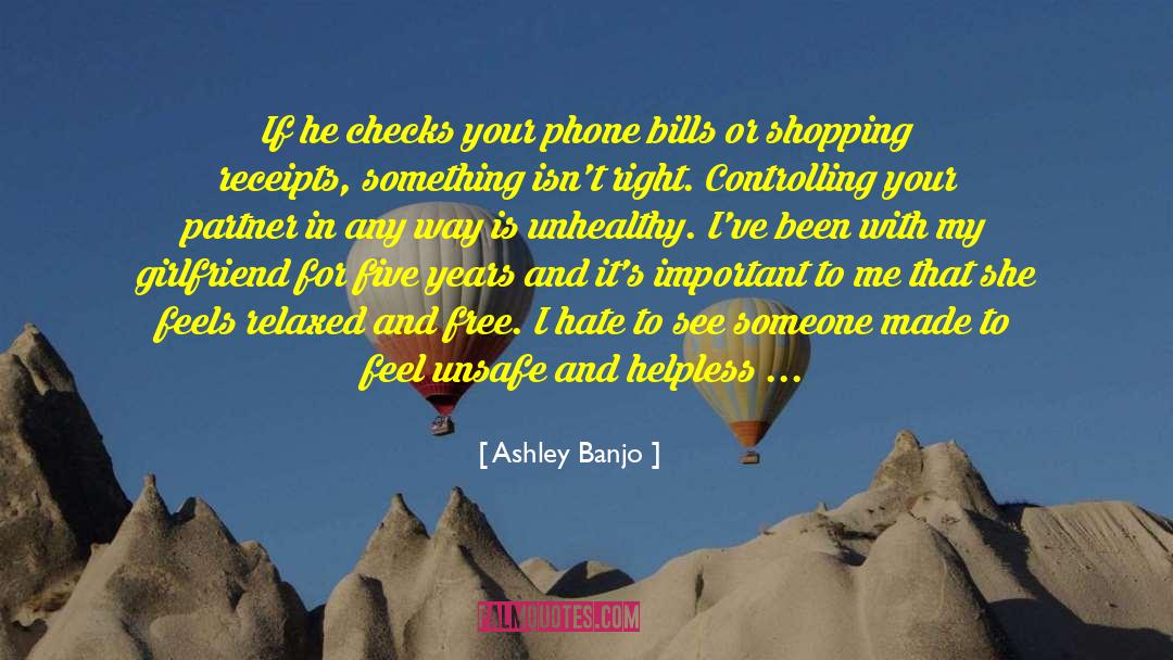 Receipts quotes by Ashley Banjo