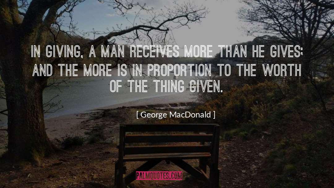 Receives quotes by George MacDonald