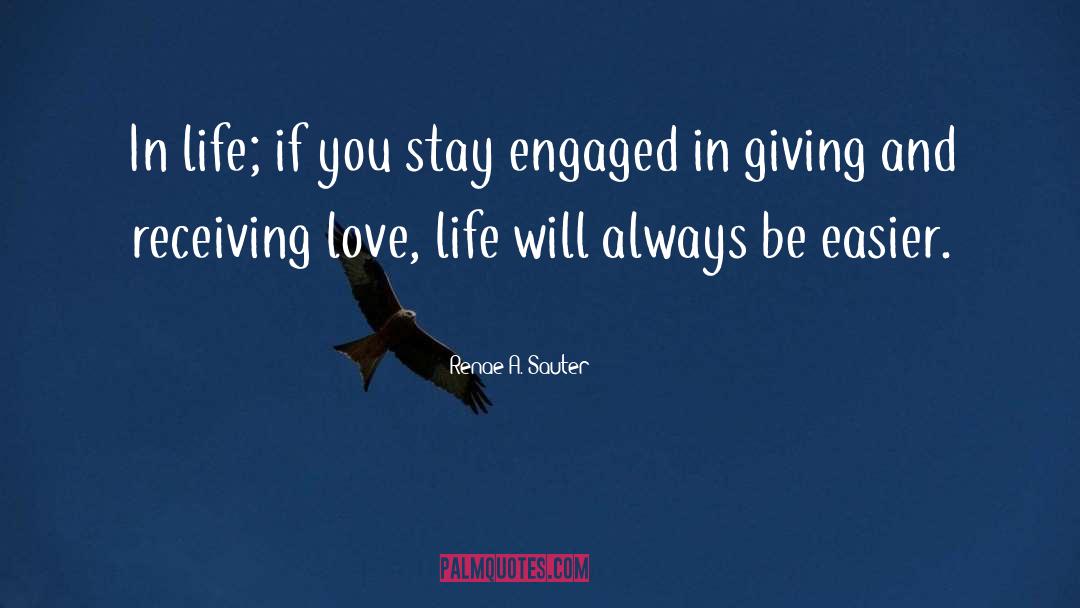 Receiving Love quotes by Renae A. Sauter