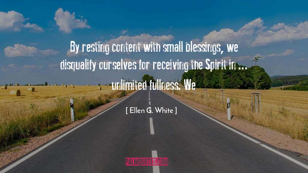 Receiving quotes by Ellen G. White