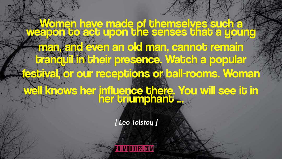 Receptions quotes by Leo Tolstoy