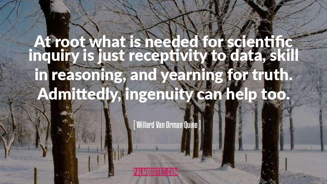 Receptivity quotes by Willard Van Orman Quine