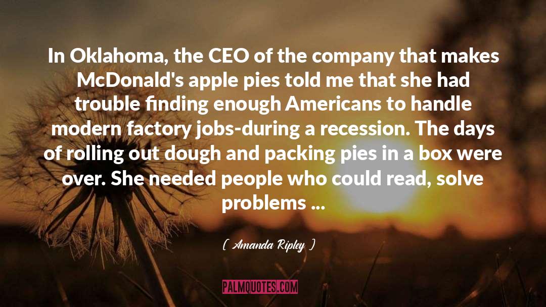 Recession quotes by Amanda Ripley