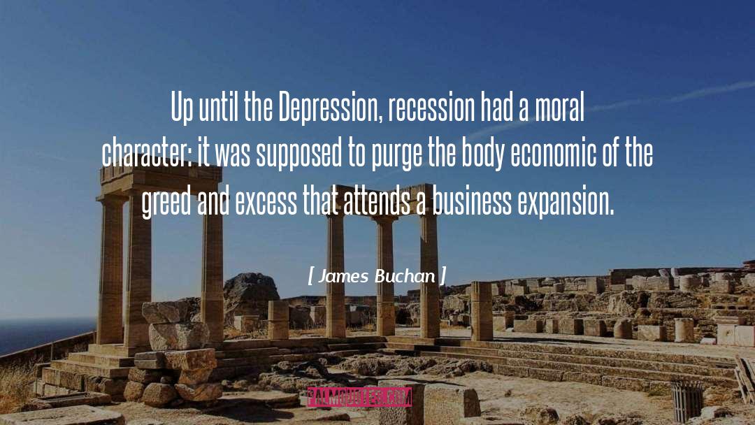 Recession quotes by James Buchan