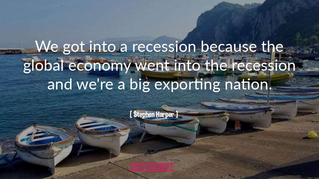 Recession quotes by Stephen Harper