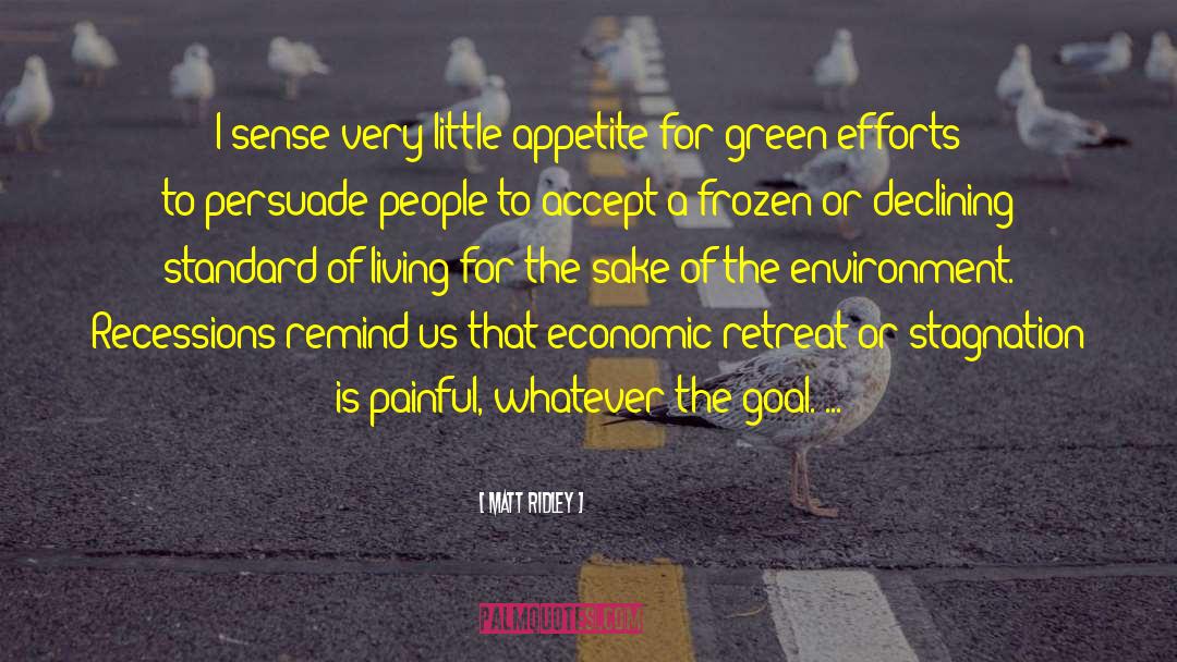 Recessions quotes by Matt Ridley