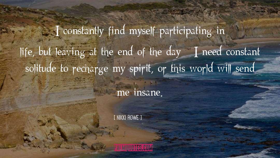 Recharge quotes by Nikki Rowe