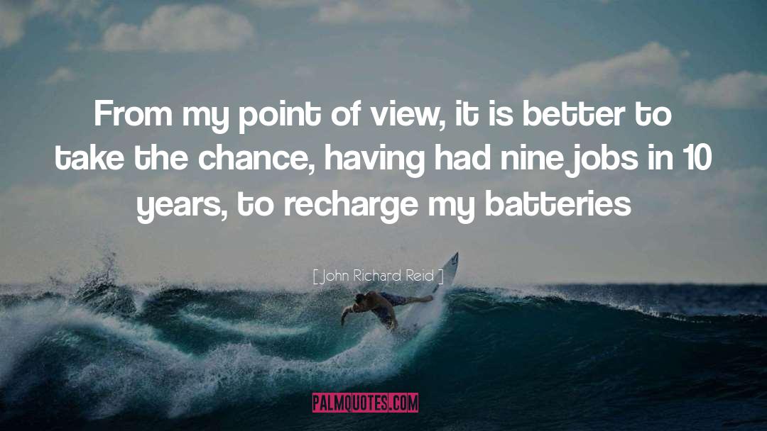 Recharge quotes by John Richard Reid