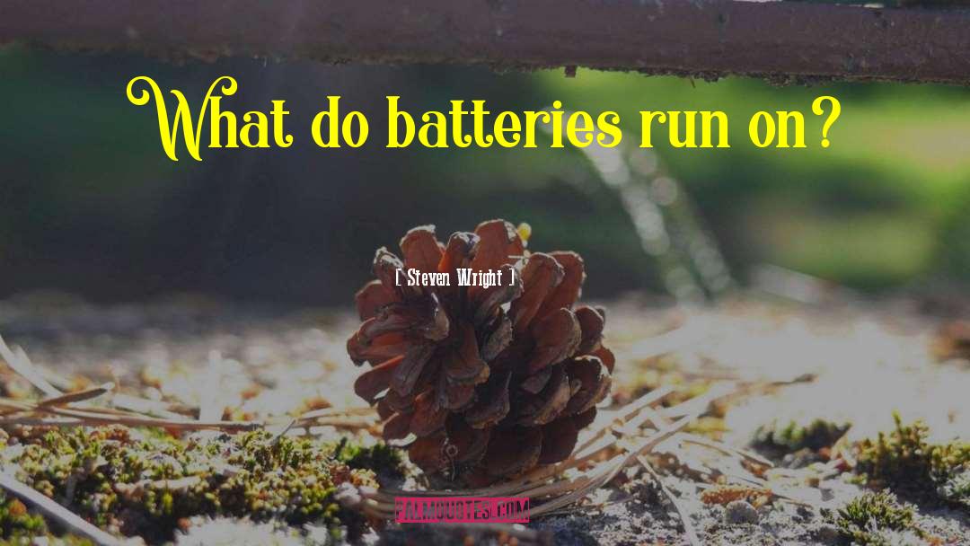 Recharging My Batteries quotes by Steven Wright